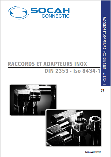 Socah Connectic - DOCUMENTATION RACCORDS ET ADAPTEURS DIN INOX