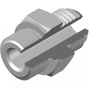 Adapteur inox Mâle JIC 9/16" x Mâle BSP 1/4"