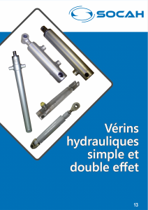 Vérins simple et double effet