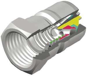 Coupleur Mâle ISO 7241-1 B standard 3/8" inox