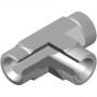 Té égal Mâle BSP 5/8" inox