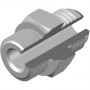 Adapteur inox Mâle JIC 7/16" x Mâle BSP 1/8"